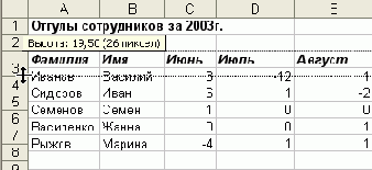 Excel может самостоятельно подобрать оптимальную