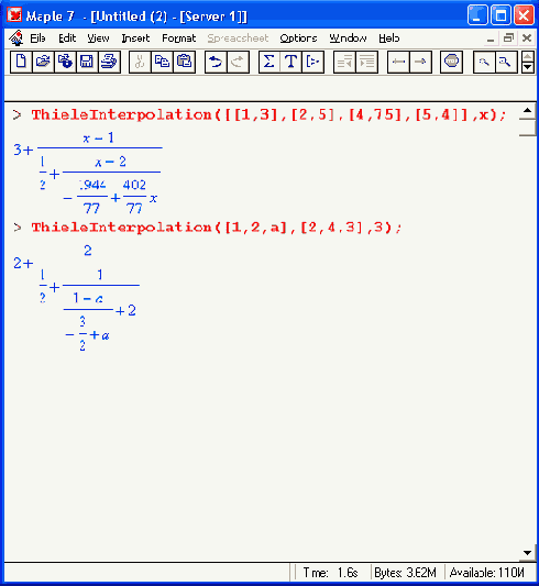     ThieleInterpolation