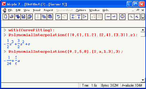    PolynomialInterpolation