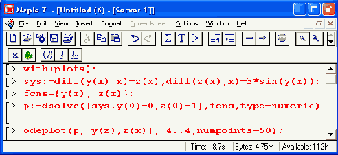   odeplot  plots