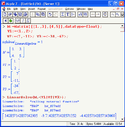       LinearAlgebra
